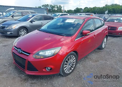 2012 Ford Focus Titanium from USA, damaged, VIN 1FAHP3N21CL414567
